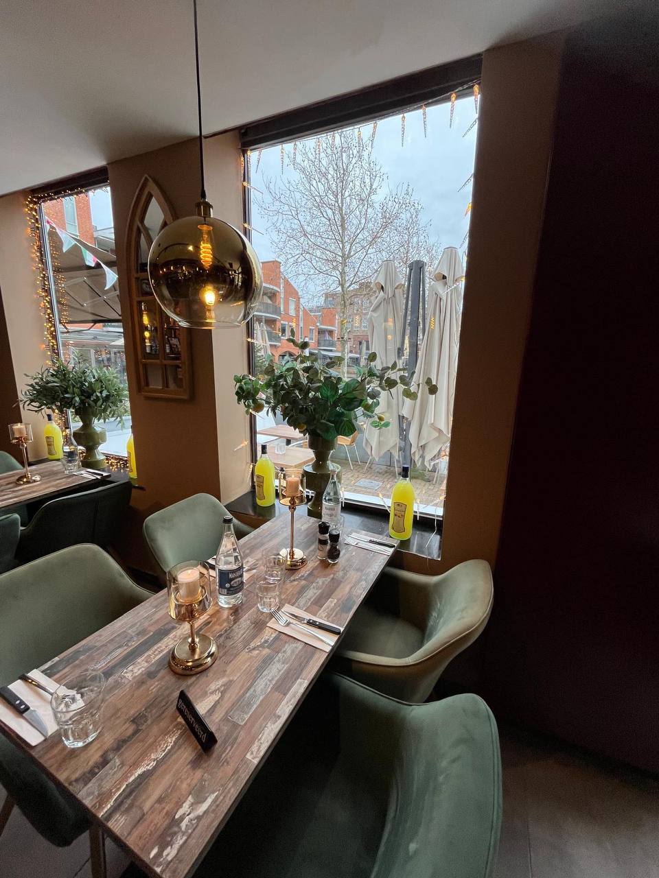 Italiaanse vis en vlees gerechten